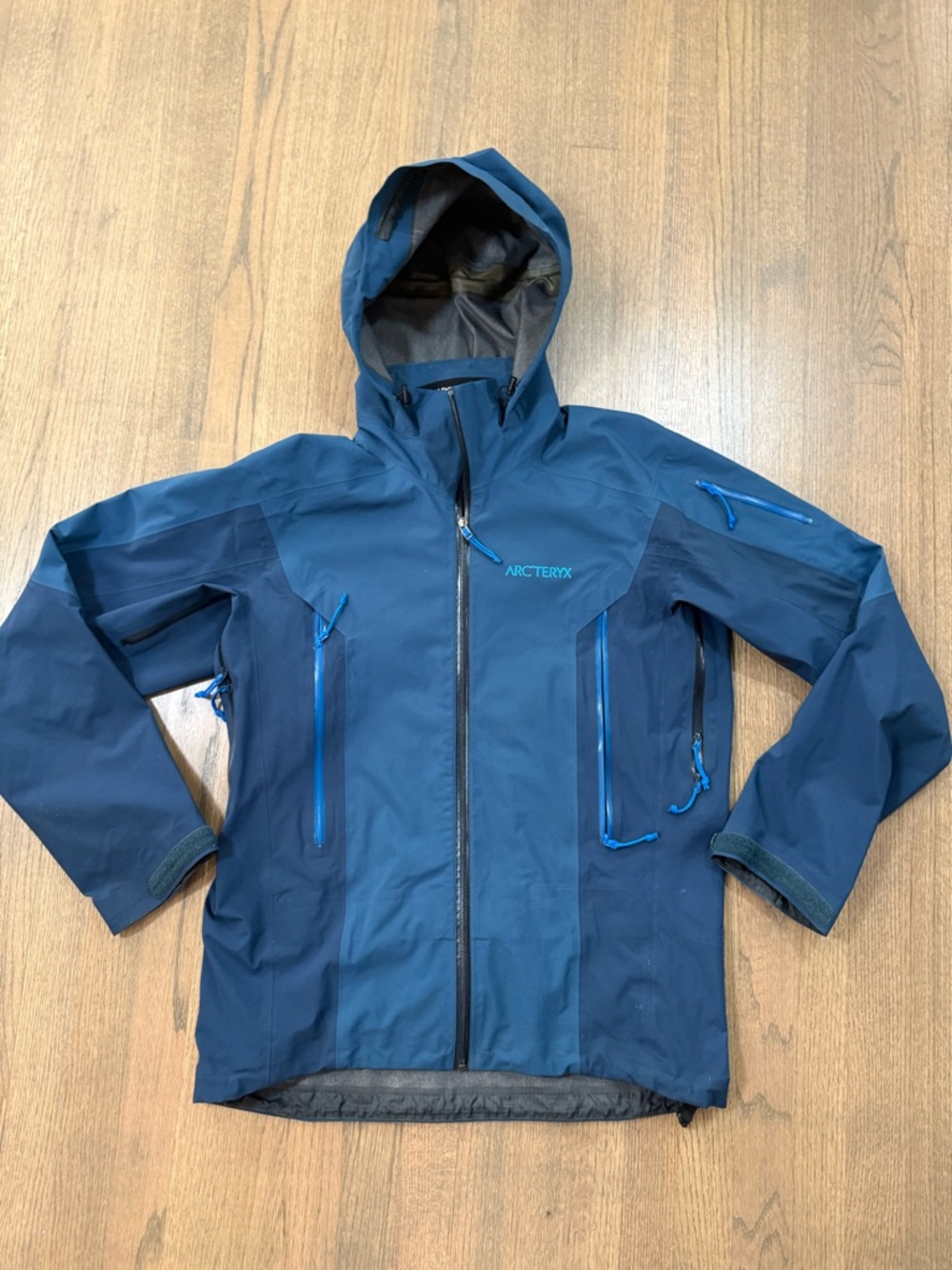 Arc'teryx Stingray Gore-Tex Hooded Recco Ski Jacket-Size Medium-Blue